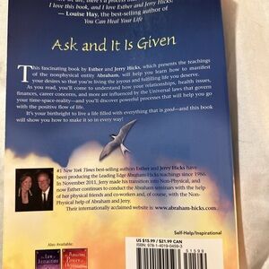 Ask and It Is Given Book by Esther and Jerry Hicks